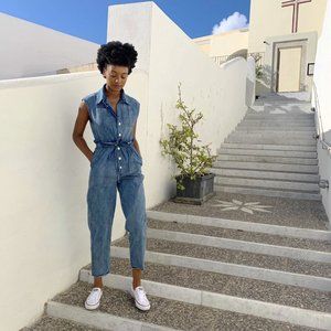 Denim jumpsuit